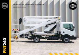 Piattaforme aeree articolate su rimorchio trainabile ISOLI PNT240