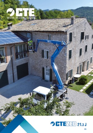 Piattaforme aeree articolate su rimorchio trainabile CTE ZED 21.3 JH