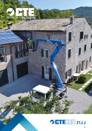 Piattaforme aeree articolate su rimorchio trainabile CTE ZED 21.3 JH