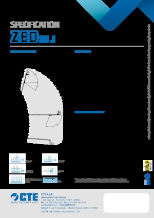Piattaforme aeree articolate su rimorchio trainabile CTE ZED 26 J