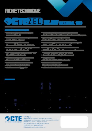 Piattaforme aeree articolate su rimorchio trainabile CTE ZED 32 JHV