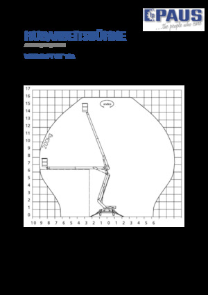 Piattaforme aeree articolate su rimorchio trainabile Paus GT 16 A