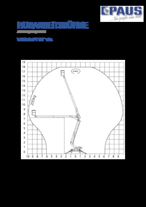 Piattaforme aeree articolate su rimorchio trainabile Paus GT 18 A