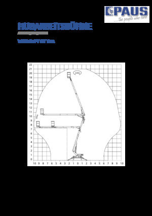Piattaforme aeree articolate su rimorchio trainabile Paus GT 21 A