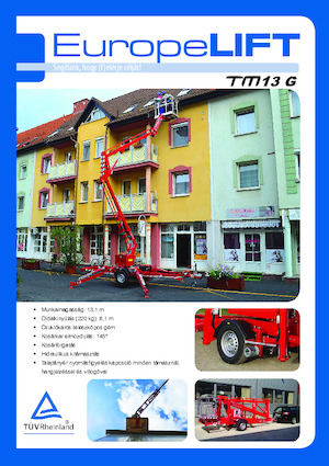 Piattaforme aeree articolate autocarrate EuropeLift TM 13 G