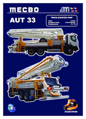 Pompe per calcestruzzo autocarrate Mecbo AUT 33 P6.110