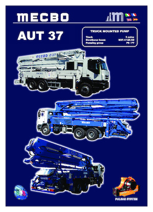 Pompe per calcestruzzo autocarrate Mecbo AUT 37 P6.110