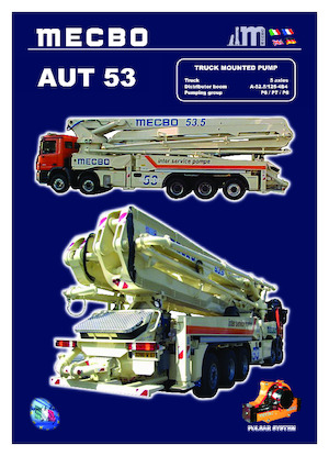 Pompe per calcestruzzo autocarrate Mecbo AUT 53 P6.110