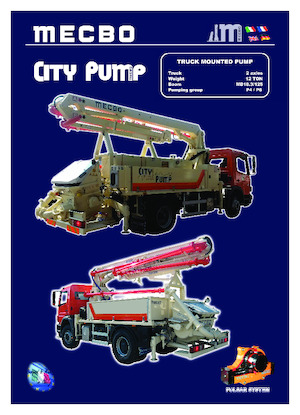 Pompe per calcestruzzo autocarrate Mecbo City P4.65
