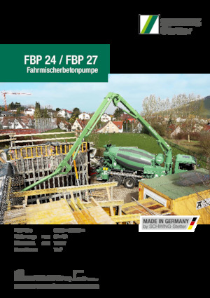 Pompe per calcestruzzo autocarrate SCHWING-Stetter FBP 27