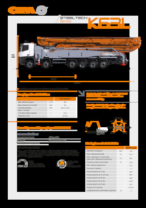 Pompe per calcestruzzo autocarrate CIFA K63L 