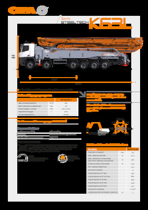 Pompe per calcestruzzo autocarrate CIFA K63L 