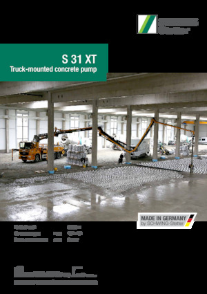 Pompe per calcestruzzo autocarrate SCHWING-Stetter S 31 XT