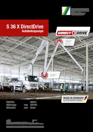 Pompe per calcestruzzo autocarrate SCHWING-Stetter S 36 X DirectDrive
