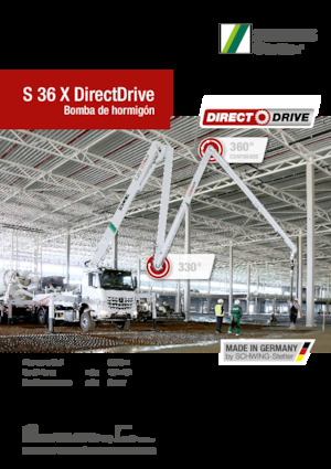 Pompe per calcestruzzo autocarrate SCHWING-Stetter S 36 X DirectDrive