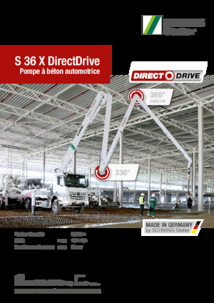 Pompe per calcestruzzo autocarrate SCHWING-Stetter S 36 X DirectDrive