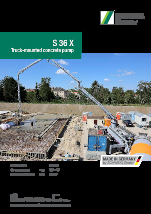 Pompe per calcestruzzo autocarrate SCHWING-Stetter S 36 X