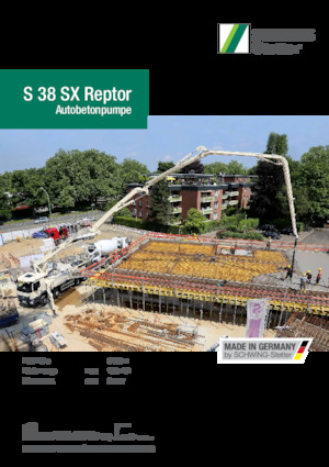 Pompe per calcestruzzo autocarrate SCHWING-Stetter S 38 SX Reptor