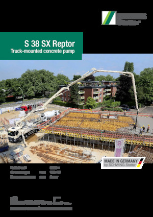Pompe per calcestruzzo autocarrate SCHWING-Stetter S 38 SX Reptor