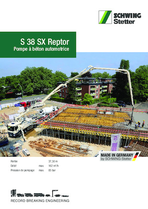 Pompe per calcestruzzo autocarrate SCHWING-Stetter S 38 SX Reptor