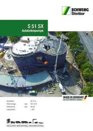 Pompe per calcestruzzo autocarrate SCHWING-Stetter S 51 SX