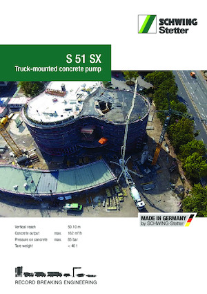 Pompe per calcestruzzo autocarrate SCHWING-Stetter S 51 SX