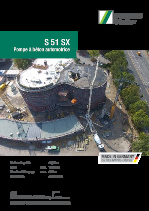 Pompe per calcestruzzo autocarrate SCHWING-Stetter S 51 SX