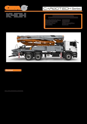 Pompe per calcestruzzo autocarrate CIFA K40H