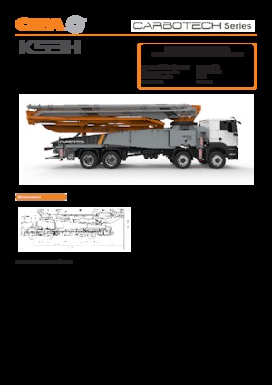 Pompe per calcestruzzo autocarrate CIFA K53H