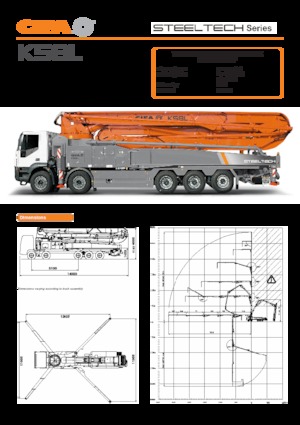 Pompe per calcestruzzo autocarrate CIFA K58L