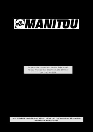 Carrelli elevatori diesel Manitou TMT 55