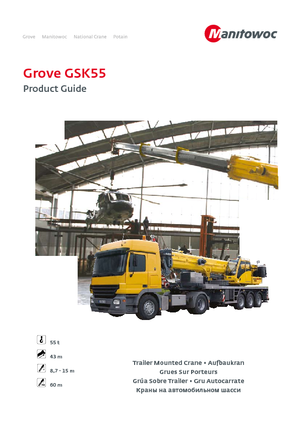 Gru telesc. montata su camion Grove GSK 55