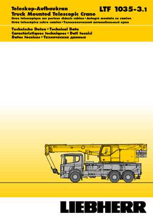 Gru telesc. montata su camion Liebherr LTF 1035-3.1