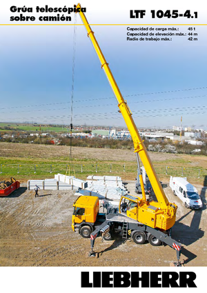 Gru telesc. montata su camion Liebherr LTF 1045-4.1