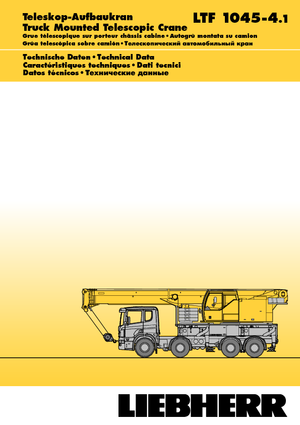 Gru telesc. montata su camion Liebherr LTF 1045-4.1