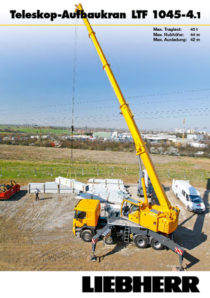 Gru telesc. montata su camion Liebherr LTF 1045-4.1
