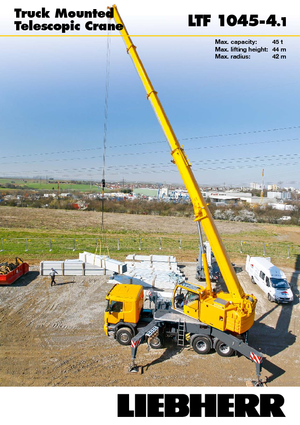 Gru telesc. montata su camion Liebherr LTF 1045-4.1