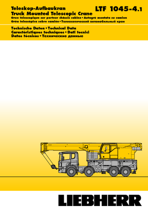 Gru telesc. montata su camion Liebherr LTF 1045-4.1
