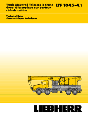 Gru telesc. montata su camion Liebherr LTF 1045-4.1