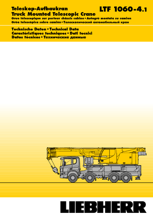 Gru telesc. montata su camion Liebherr LTF 1060-4.1