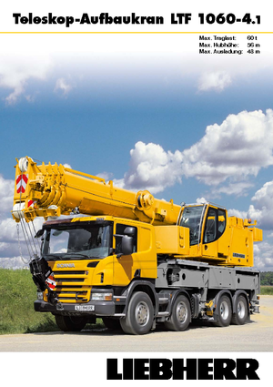 Gru telesc. montata su camion Liebherr LTF 1060-4.1
