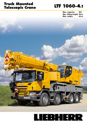 Gru telesc. montata su camion Liebherr LTF 1060-4.1