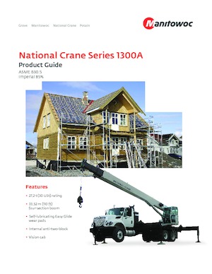 Gru telesc. montata su camion National Crane 1300A