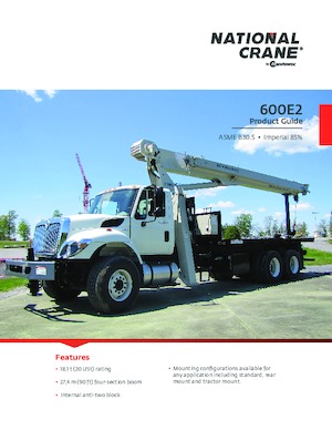 Gru telesc. montata su camion National Crane 600E2