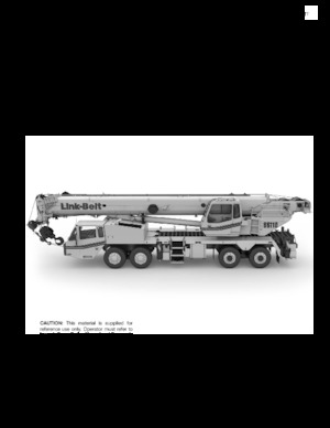 Gru telesc. montata su camion Link-Belt HTT-86110