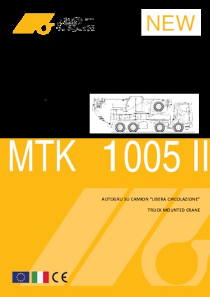 Gru telesc. montata su camion Marchetti MTK 1005 II