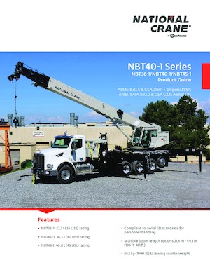 Gru telesc. montata su camion National Crane NBT45-1