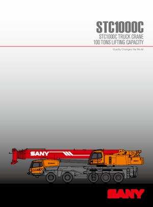Gru telesc. montata su camion Sany STC1000C