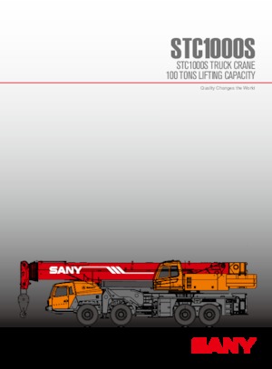 Gru telesc. montata su camion Sany STC1000S