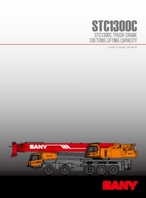Gru telesc. montata su camion Sany STC1300C